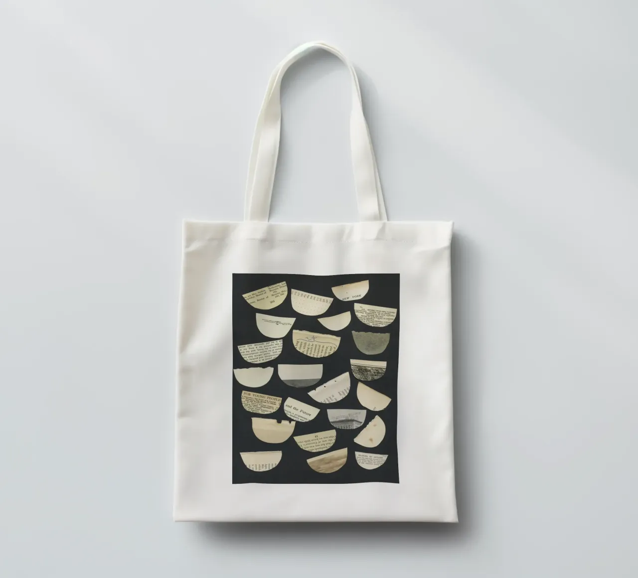 Free Words tote bag by Cassia Beck Collage