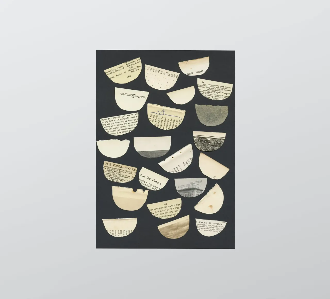 Freie Worte Sticker von Cassia Beck Collage