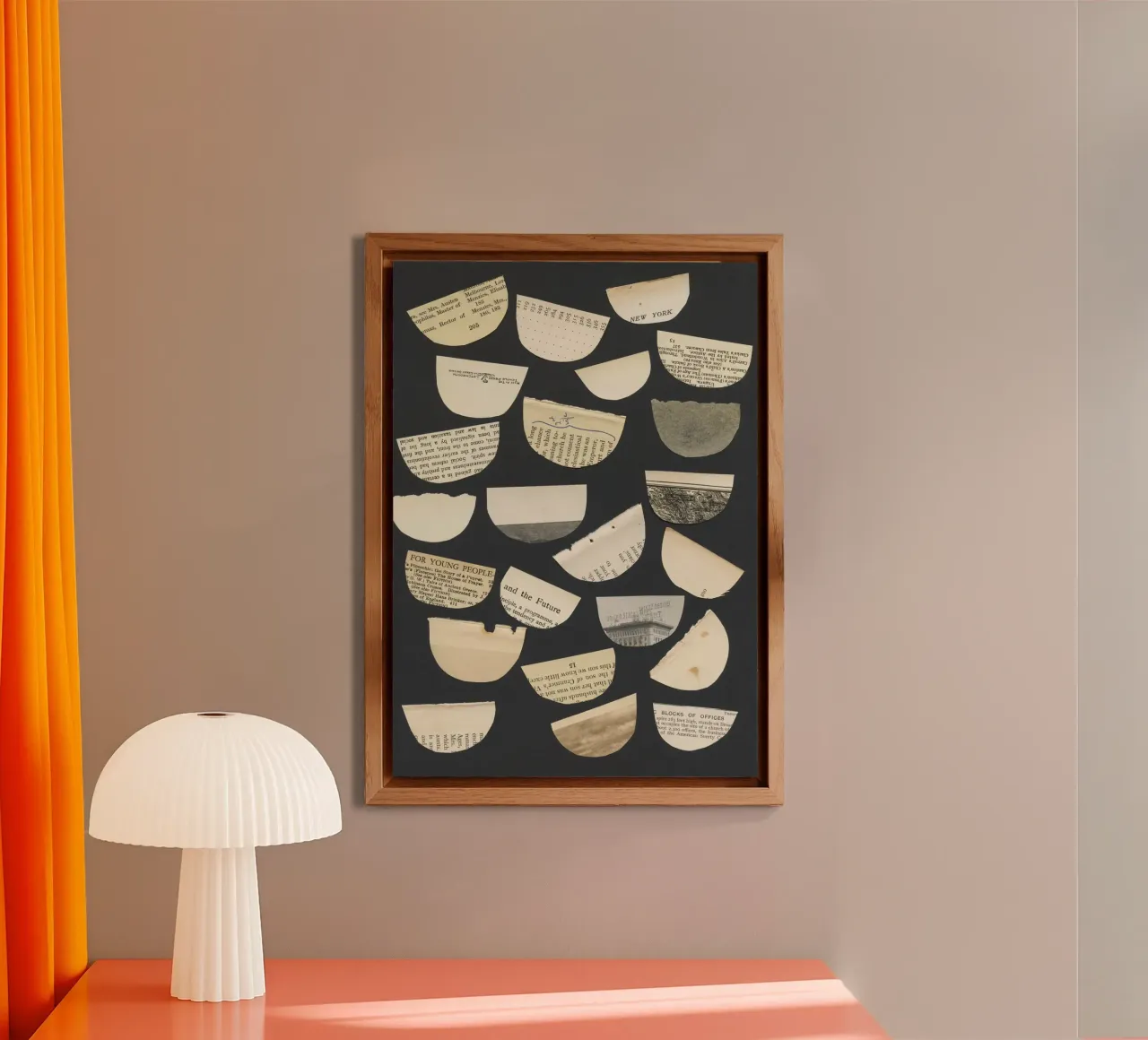 Parole libere alluminio dibond da Cassia Beck Collage