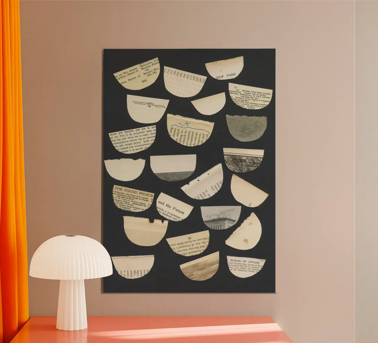 Parole libere alluminio dibond da Cassia Beck Collage