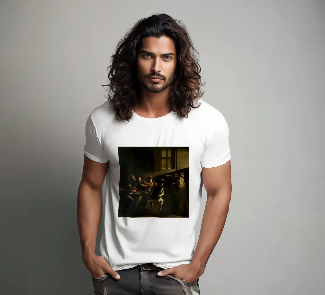 Caravaggio - La chiamata di San Matteo t-shirt da Timeless Artworks