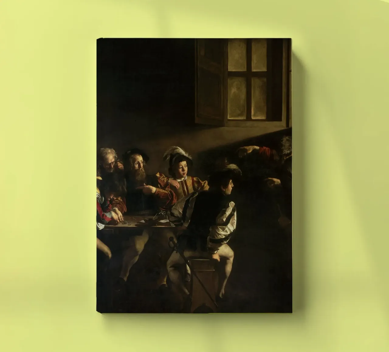 Caravaggio - The Calling of Saint Matthew notebook by Timeless Artworks