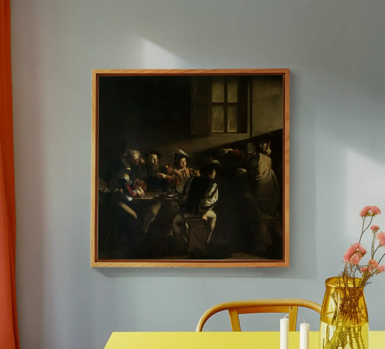 Caravaggio - La chiamata di San Matteo plexiglass da Timeless Artworks