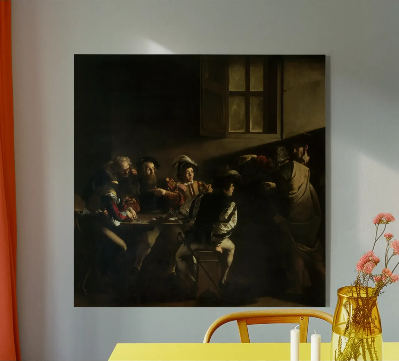 Caravaggio - La chiamata di San Matteo plexiglass da Timeless Artworks