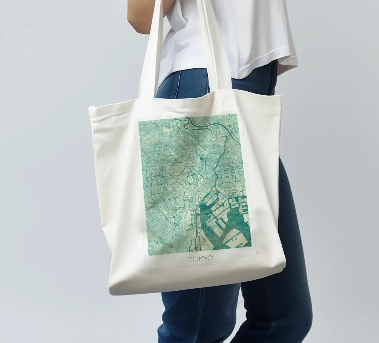 Tokyo Vintage tote bag by Hubert Roguski