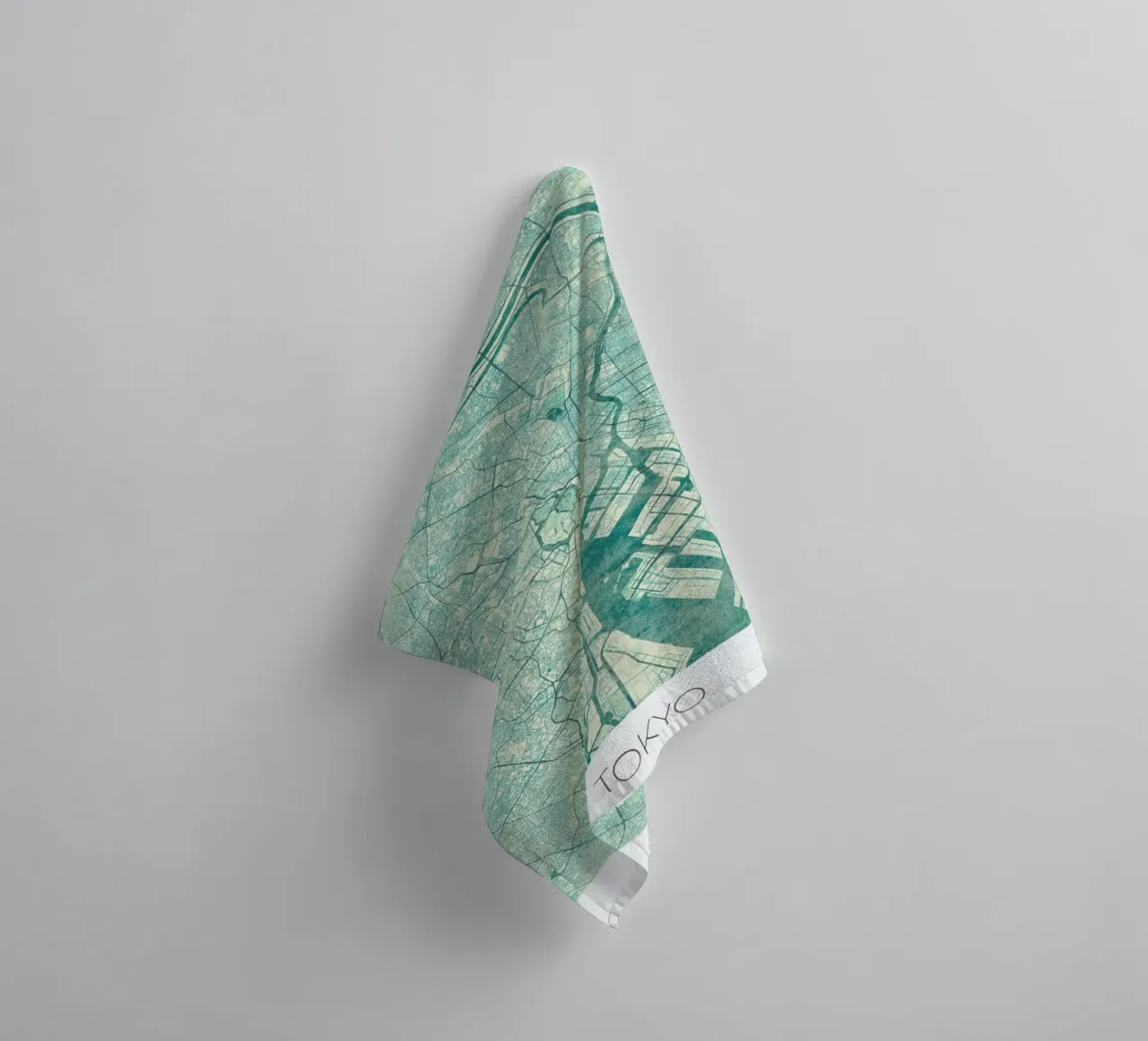 Tokyo Vintage towel by Hubert Roguski