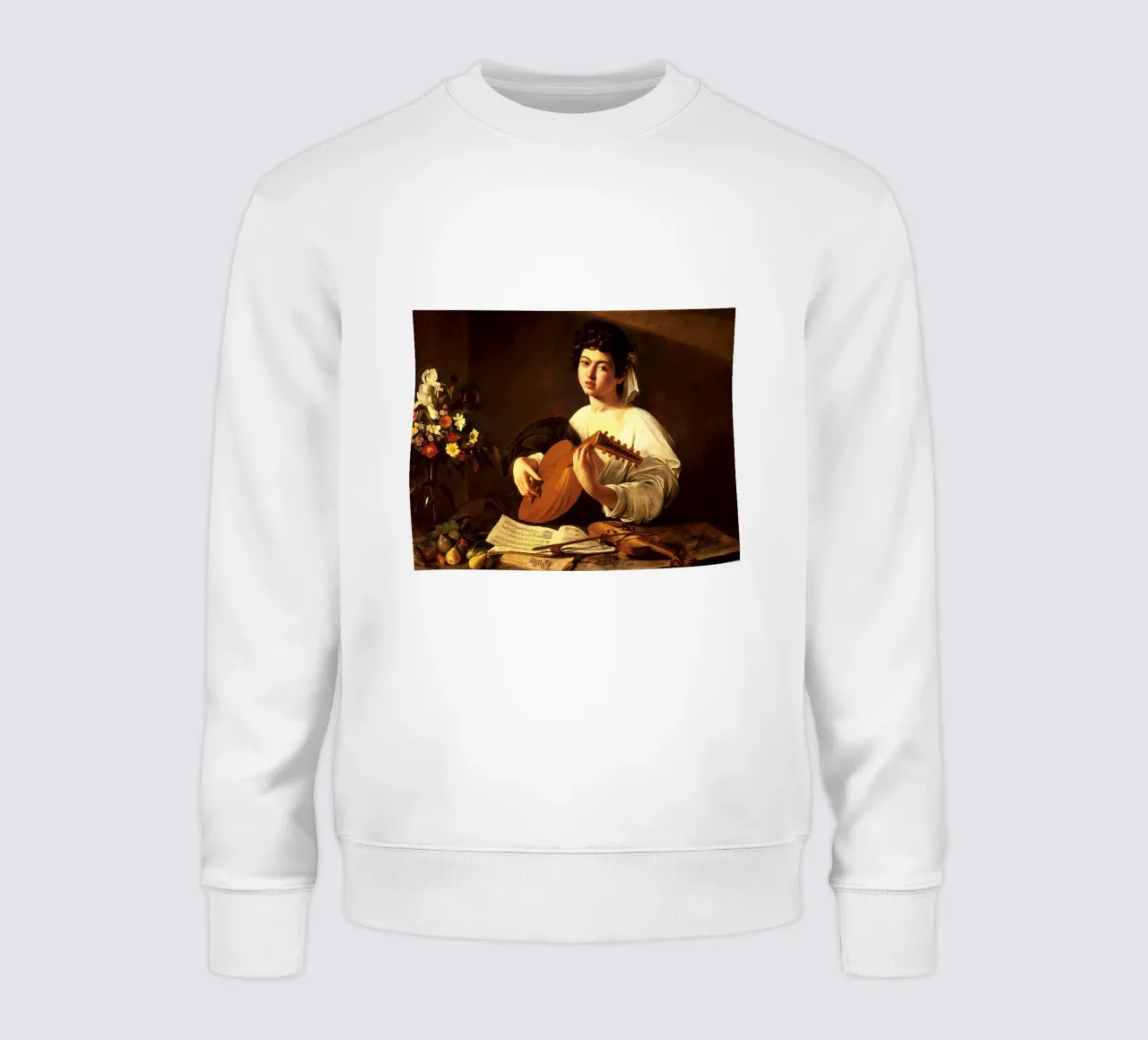 Caravaggio - The Lute Player felpa da Timeless Artworks