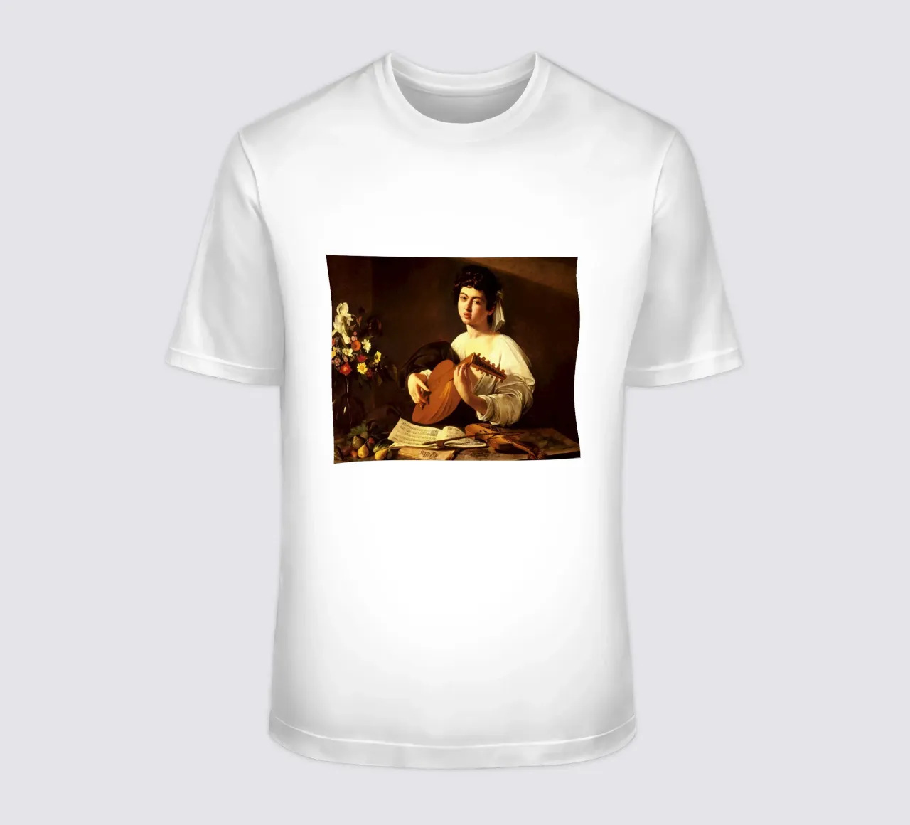 Caravaggio - The Lute Player t-shirt da Timeless Artworks