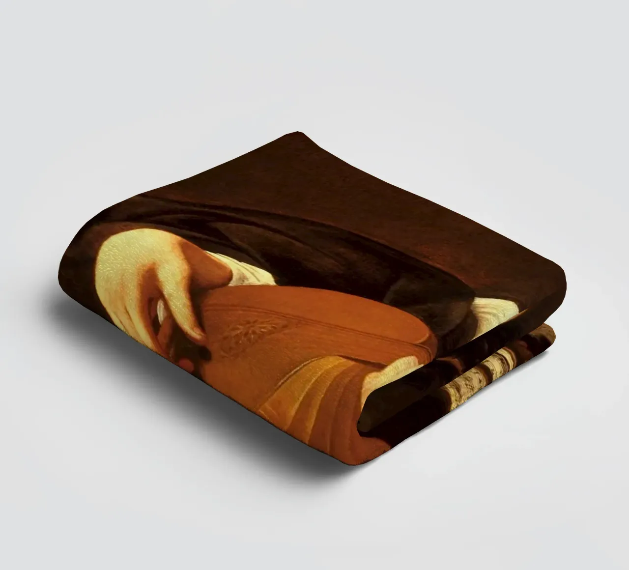 Caravaggio - The Lute Player asciugamano da bagno da Timeless Artworks