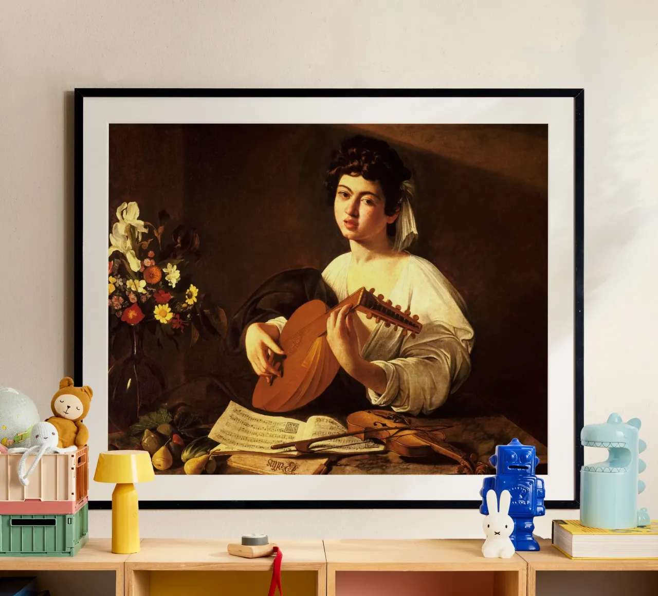 Caravaggio - The Lute Player carta hahnemühle da Timeless Artworks