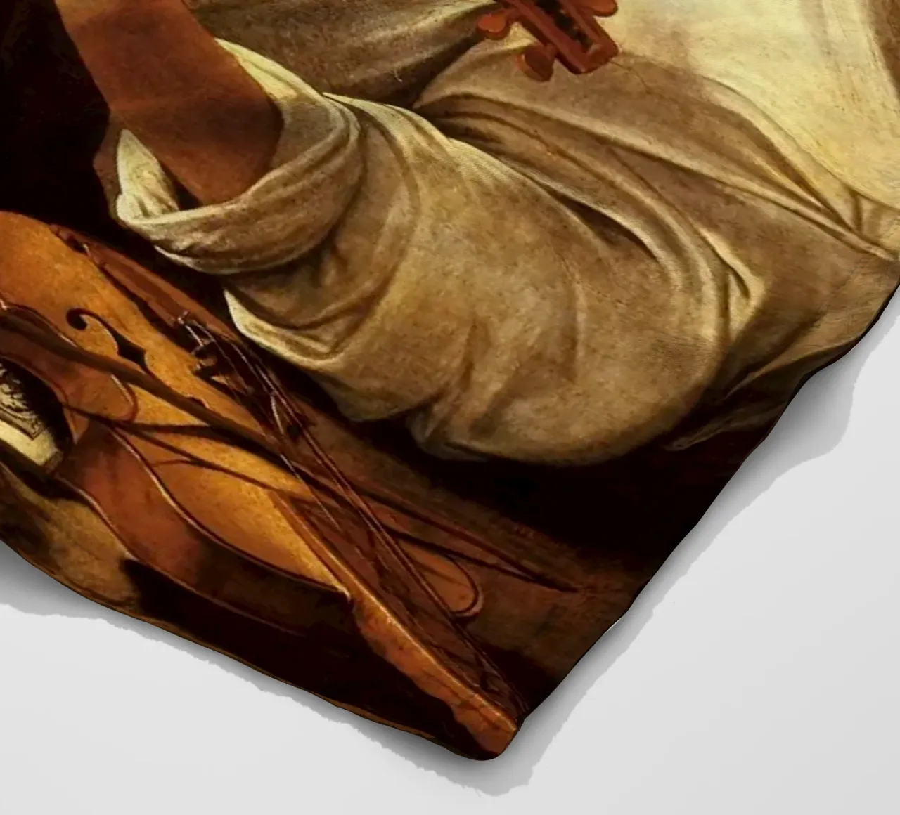Caravaggio - The Lute Player coperta in pile da Timeless Artworks