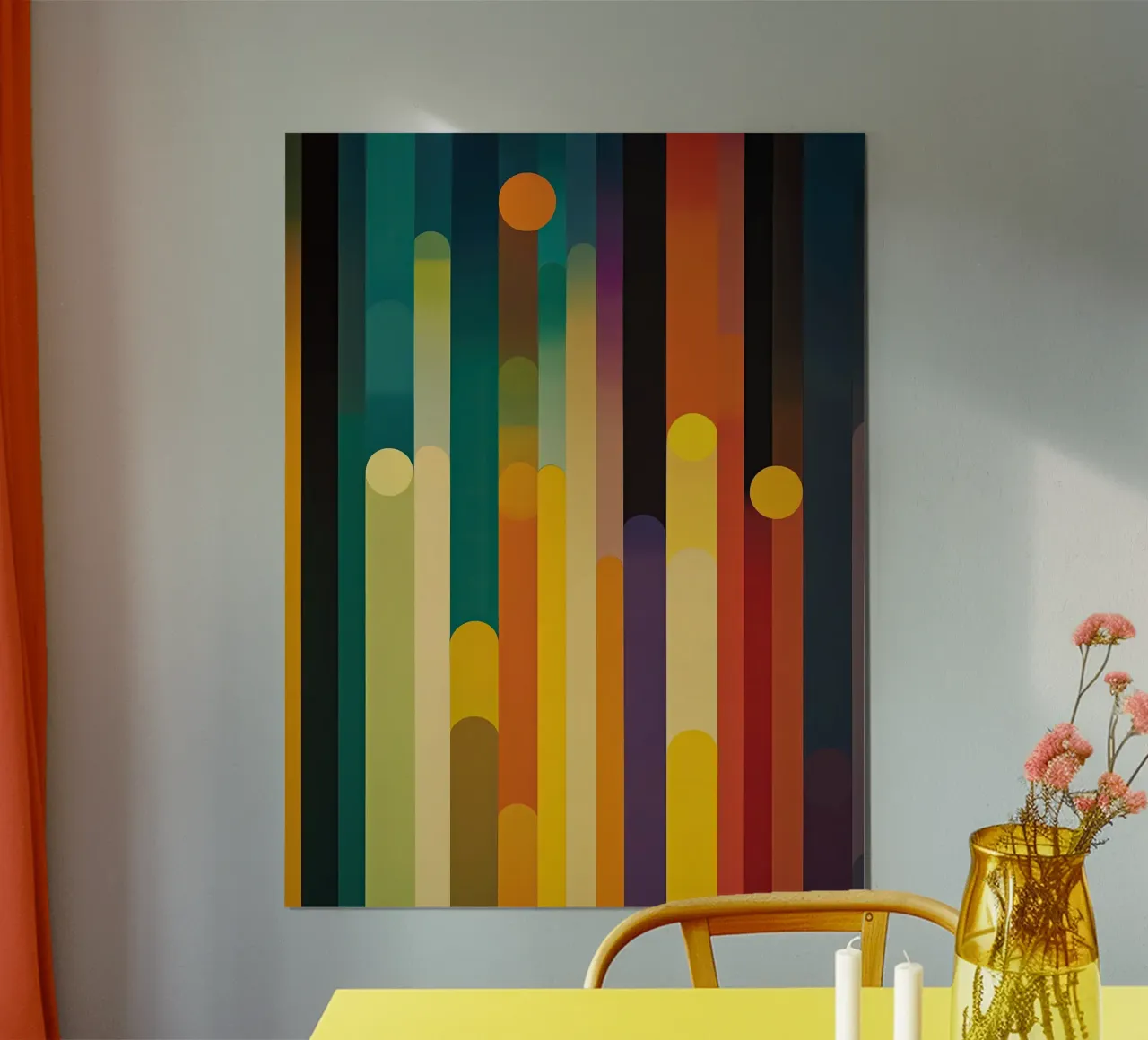 Abstract City Lights | Bauhaus Symphony hahnemühle by Autofocus