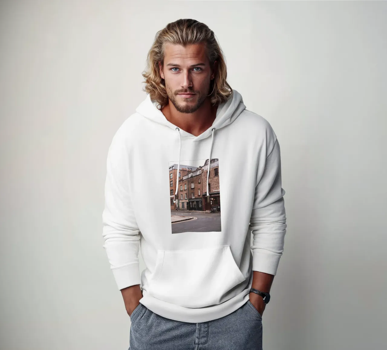 London, England I Brick architecture in Spitafields hoodie by Julie Travel Photography