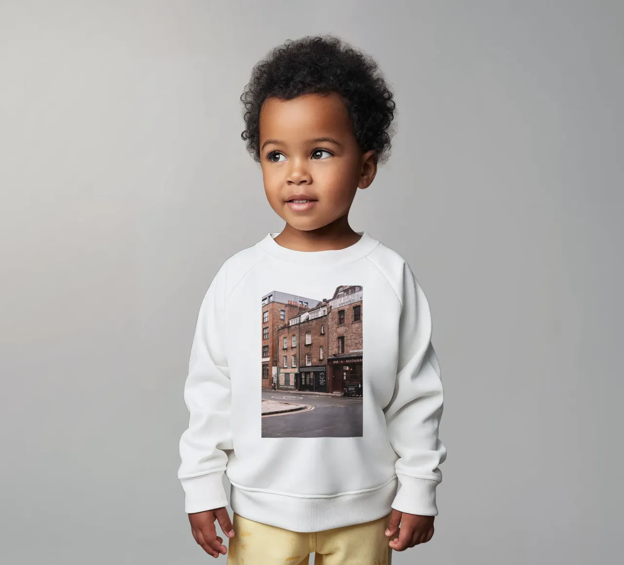 Londra, Inghilterra I Architettura in mattoni a Spitafields felpa neonato da Julie Travel Photography