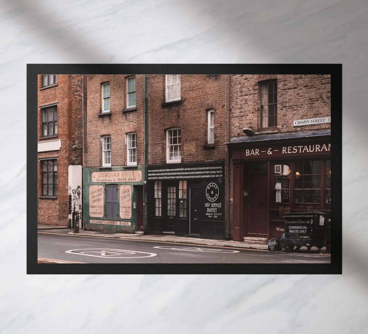 Londra, Inghilterra I Architettura in mattoni a Spitafields zerbino da Julie Travel Photography