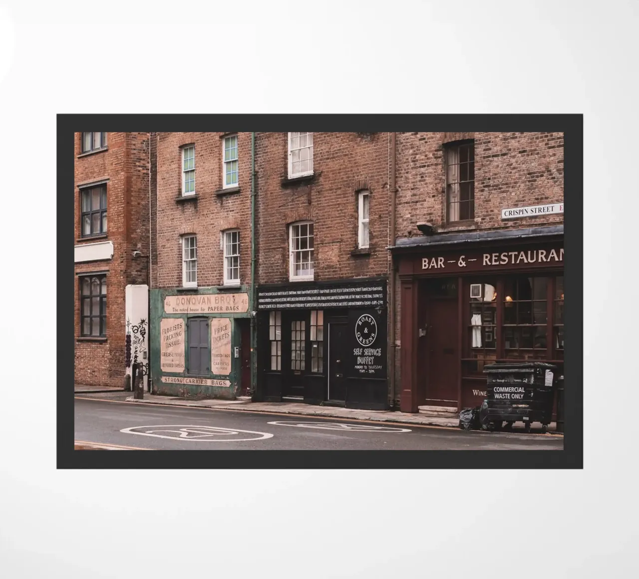 Londra, Inghilterra I Architettura in mattoni a Spitafields zerbino da Julie Travel Photography