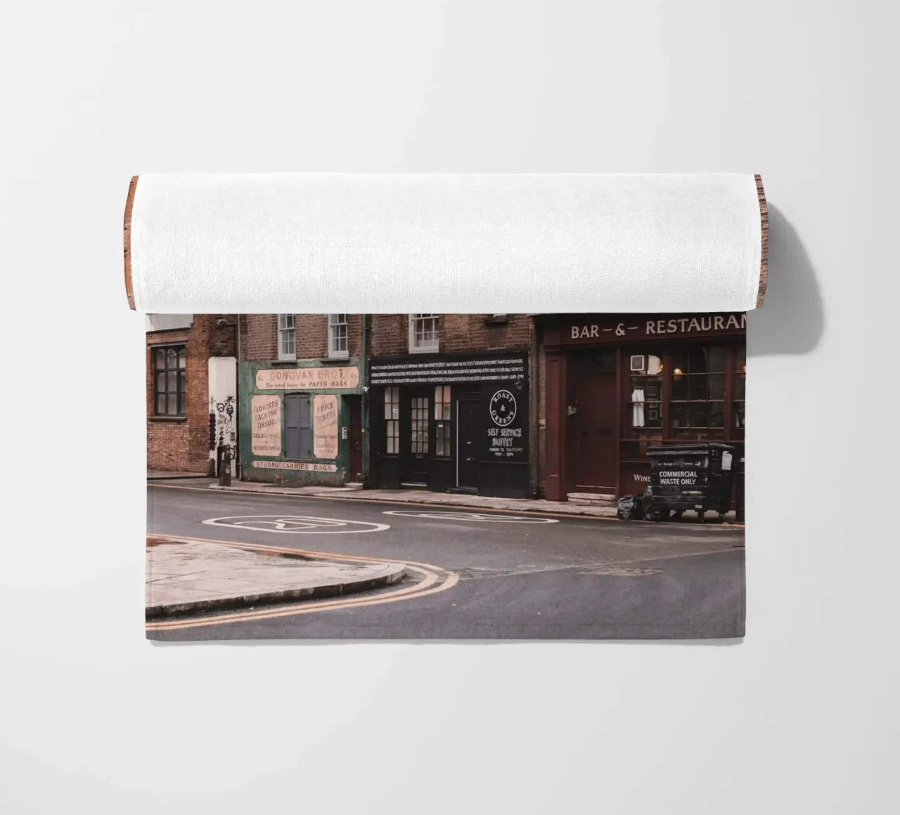 Londra, Inghilterra I Architettura in mattoni a Spitafields telo mare da Julie Travel Photography