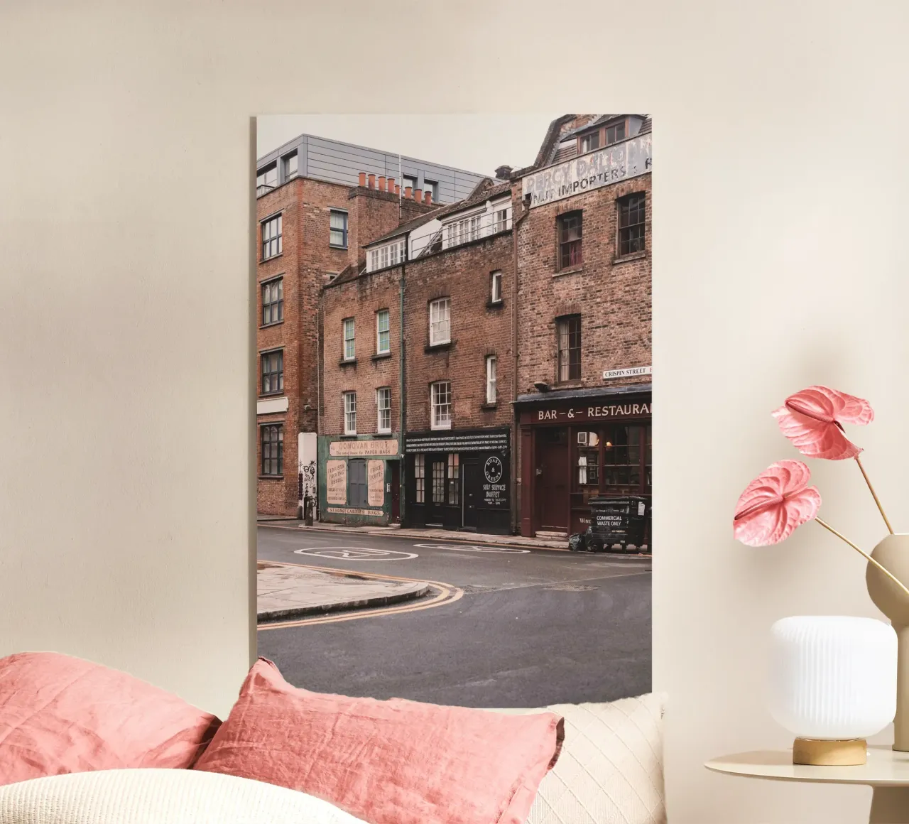 Londra, Inghilterra I Architettura in mattoni a Spitafields plexiglass da Julie Travel Photography