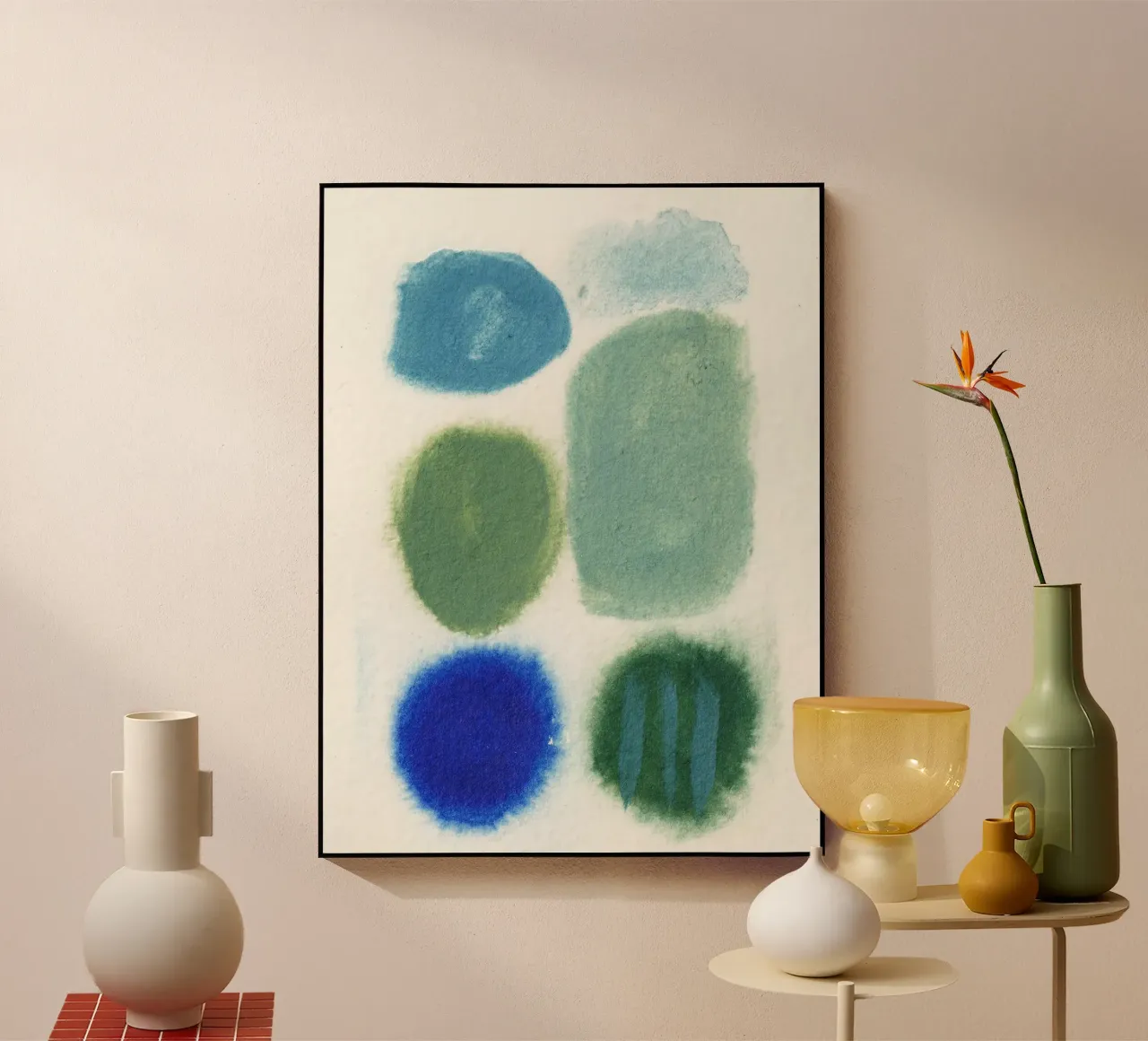 Blue circles plexiglass da Jasmyncheng