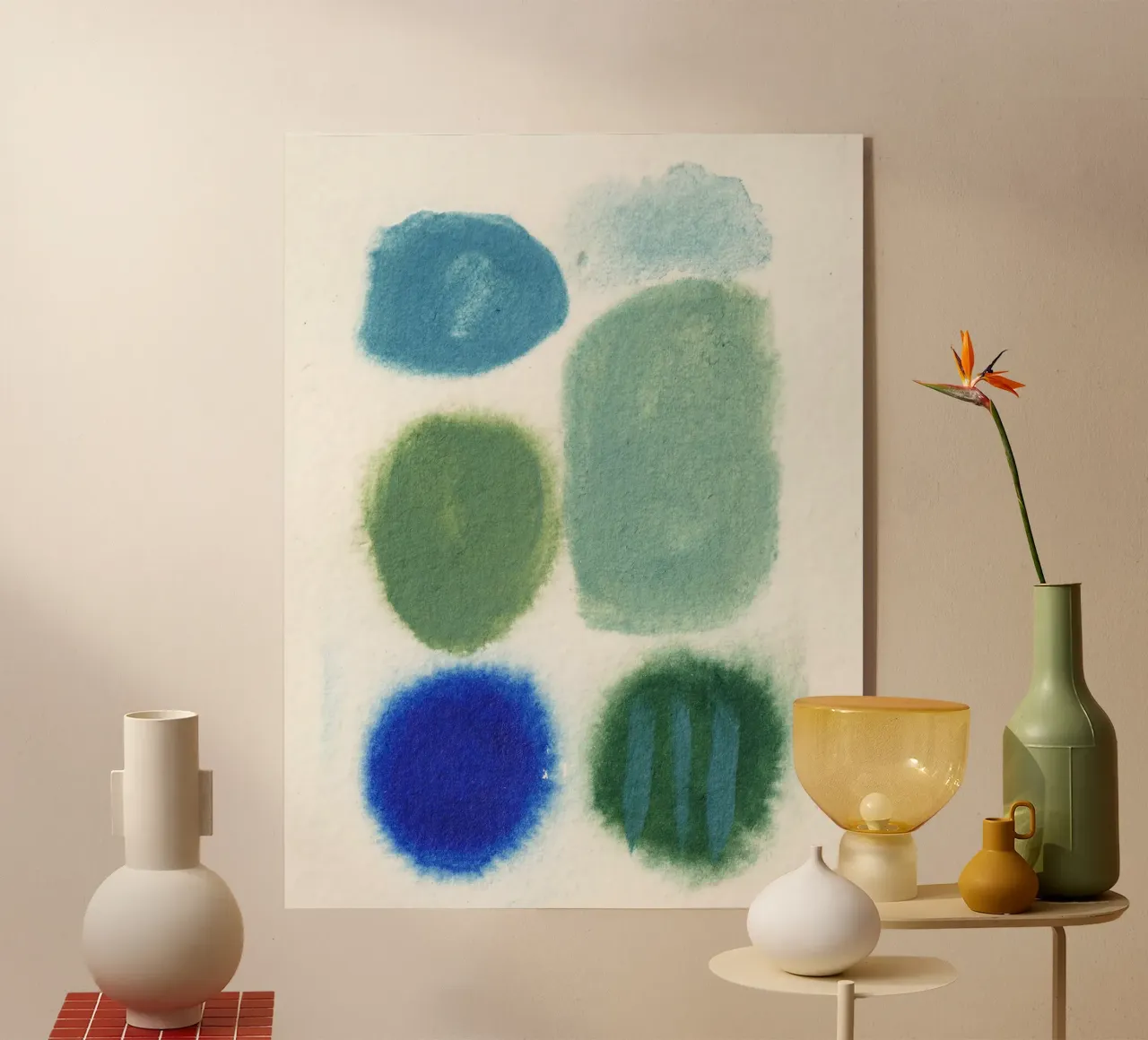 Blue circles plexiglass da Jasmyncheng