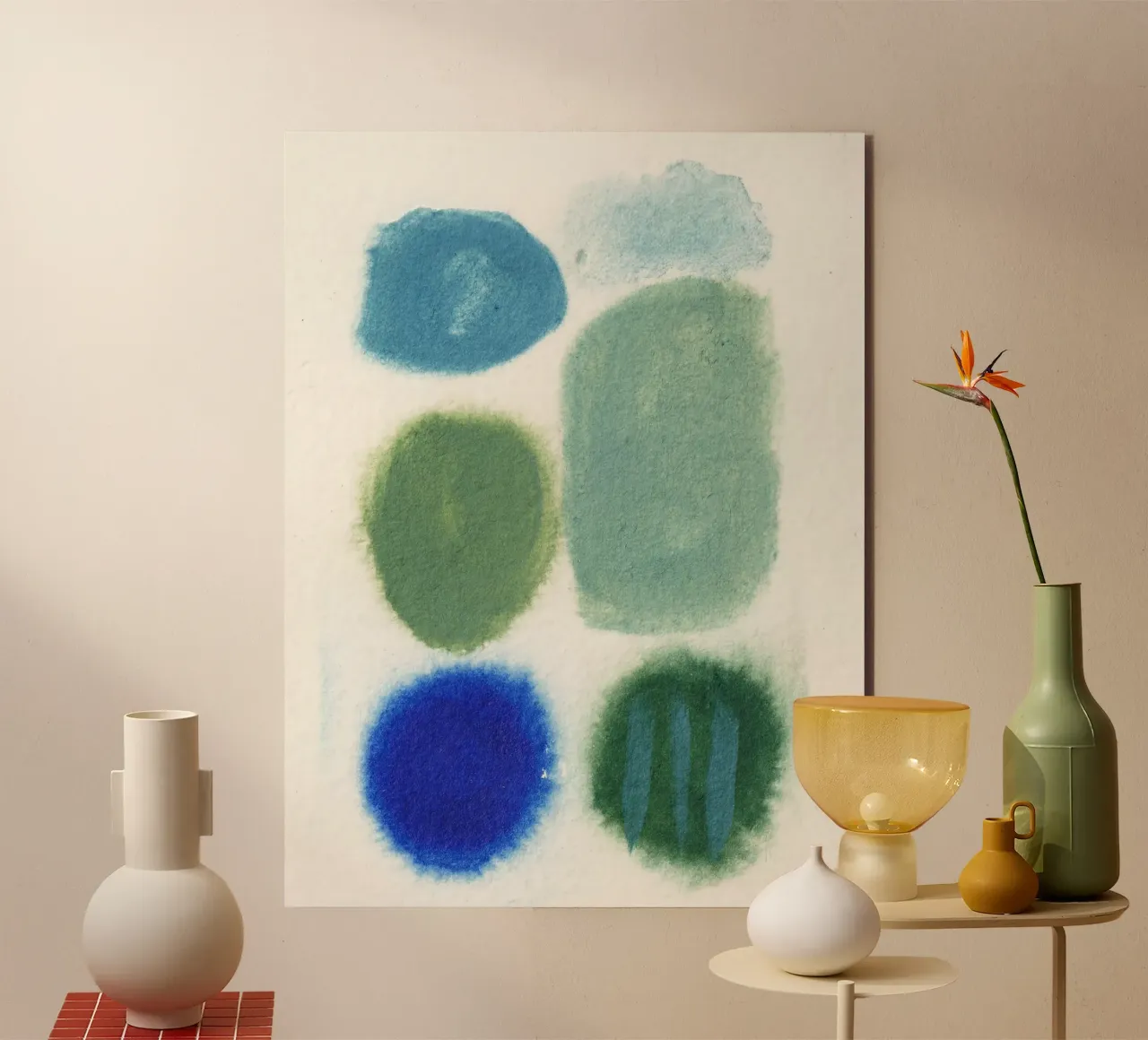 Blue circles alluminio dibond da Jasmyncheng