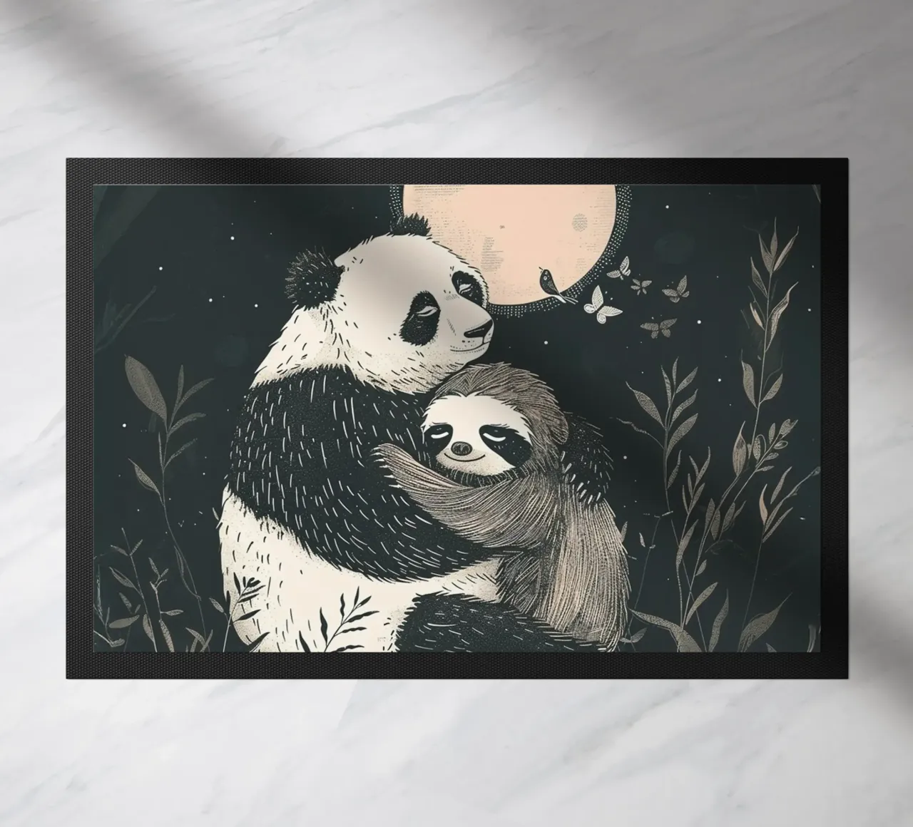 Abrazo de panda felpudo de Cat Grafic Design