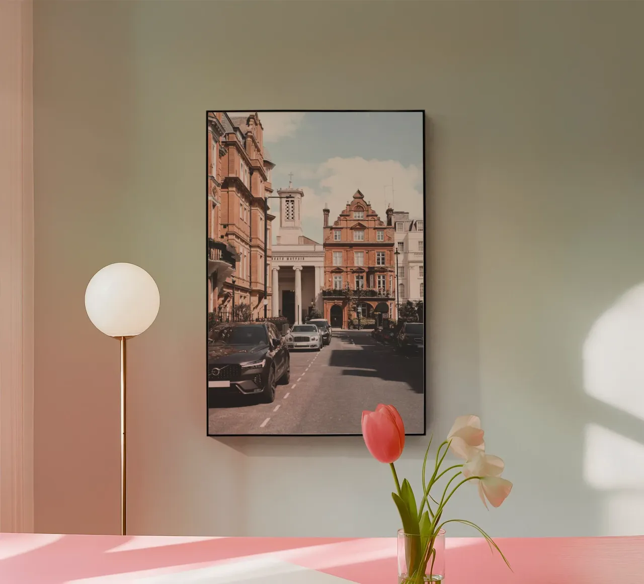 London, England I Victorian architecture in Mayfair acrylic glass by Julie Travel Photography
