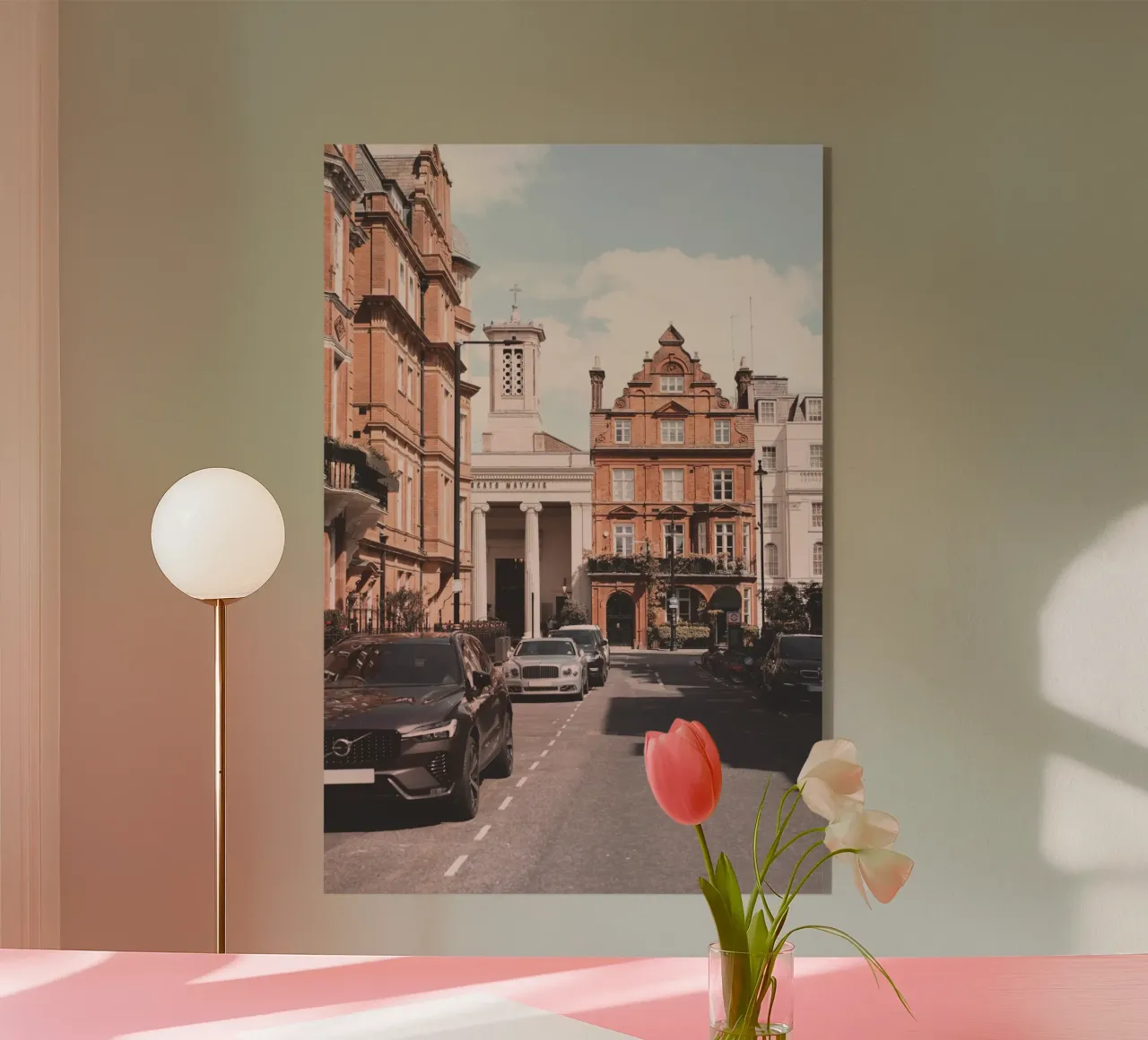 London, England I Victorian architecture in Mayfair acrylic glass by Julie Travel Photography