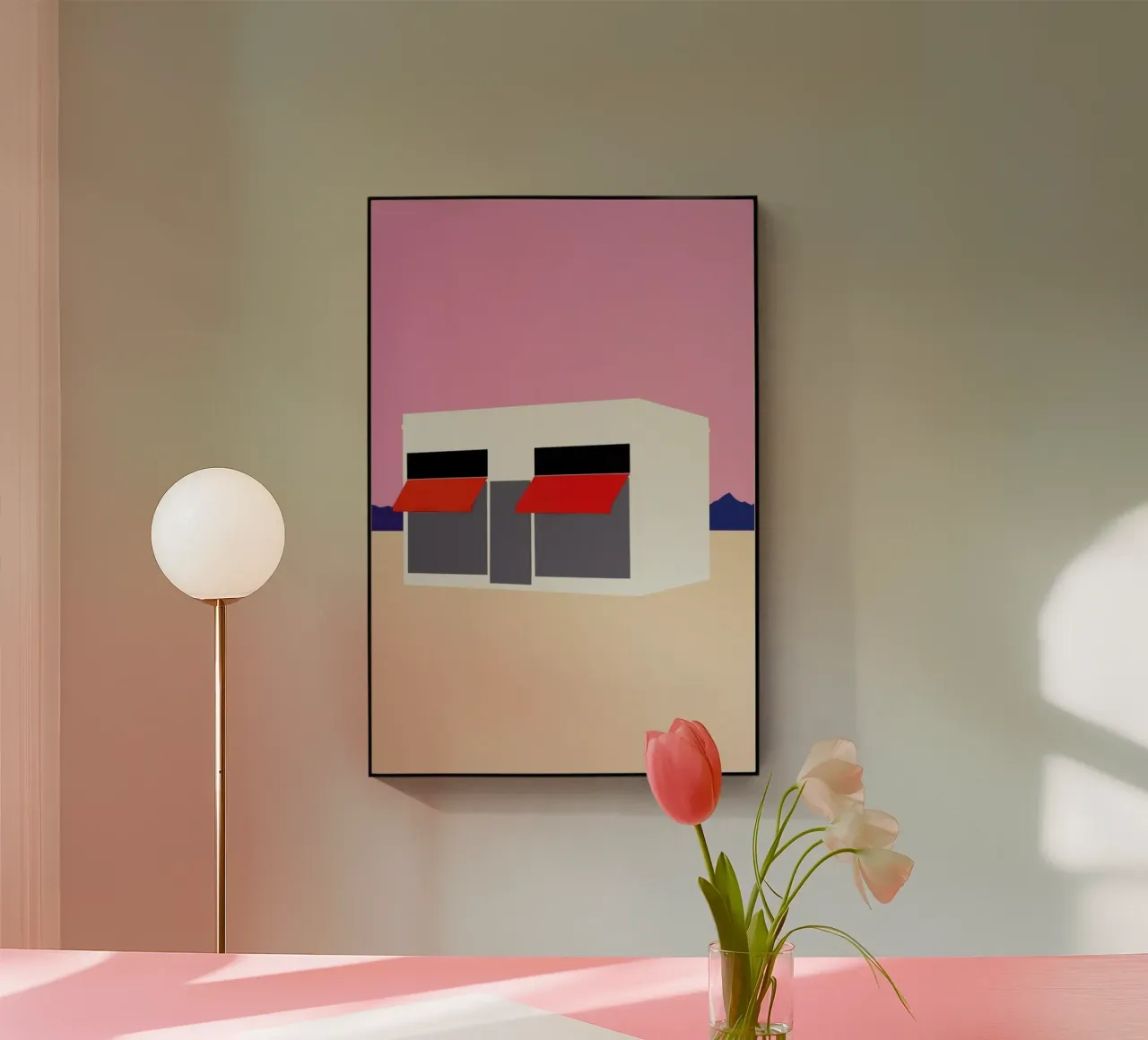 Sunset Boutique plexiglass da Rosi Feist