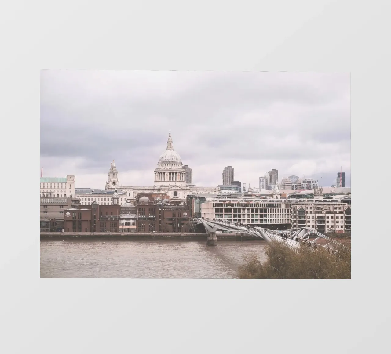 Londra, Inghilterra I Skyline sulla Cattedrale di Saint Paul pellicola backlit da Julie Travel Photography