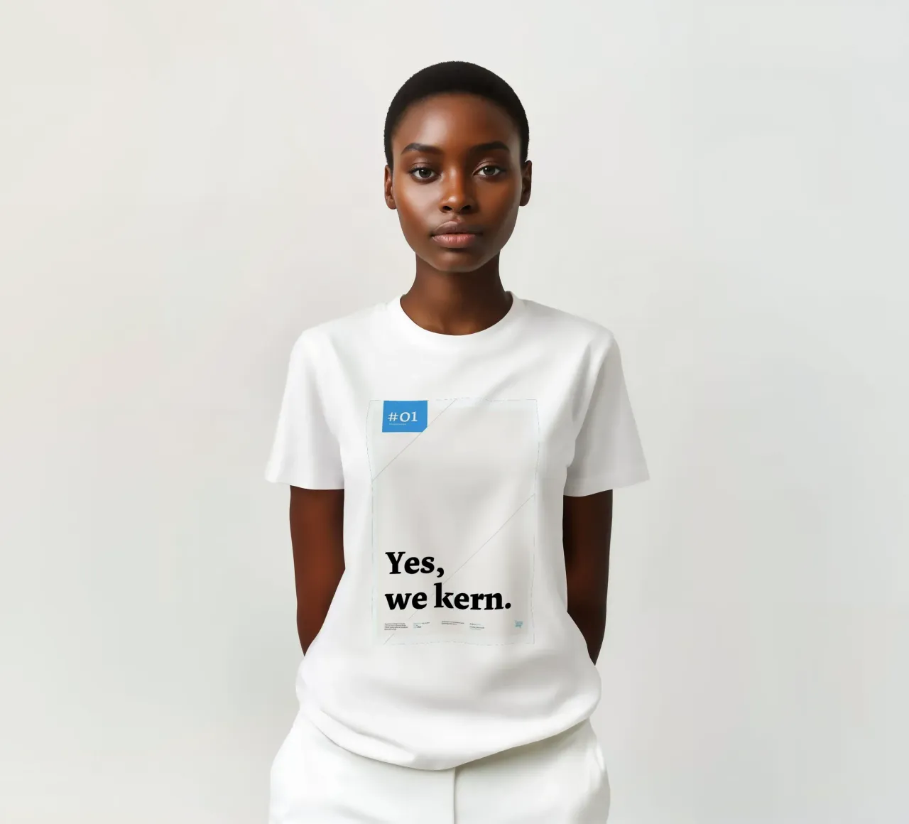 Yes we kern t-shirt da Stefano Joker Lionetti