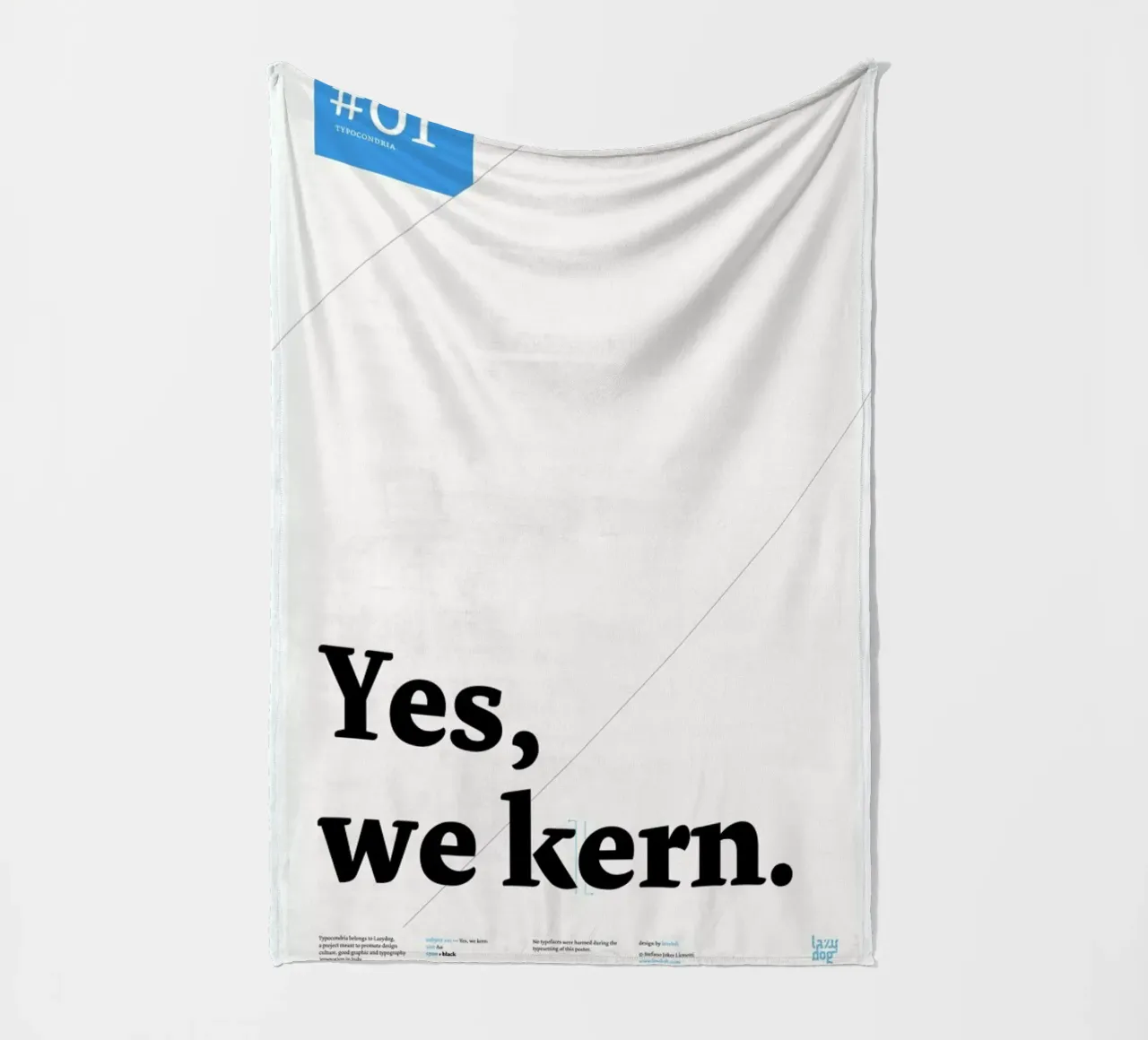 Yes we kern coperta in pile da Stefano Joker Lionetti