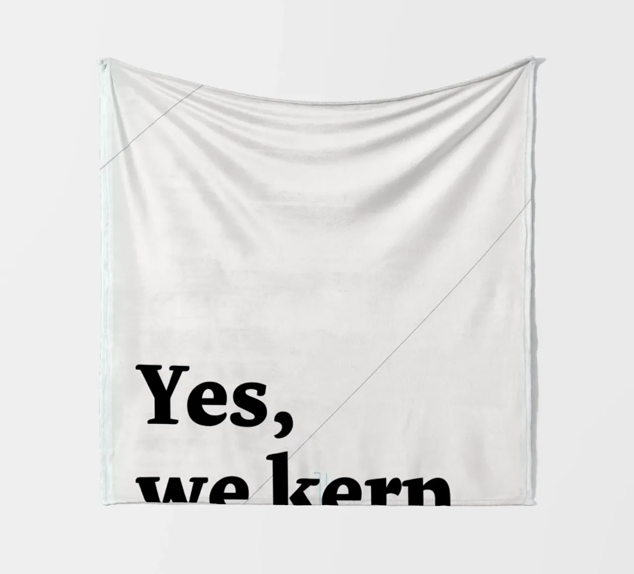 Yes we kern coperta in pile da Stefano Joker Lionetti