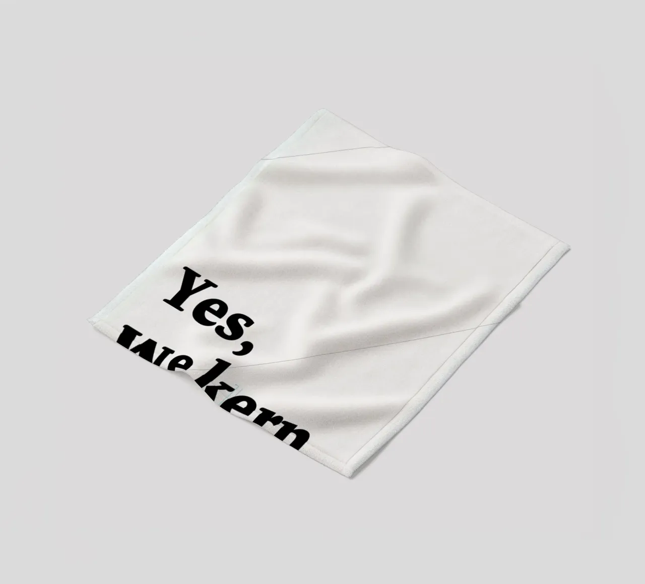 Yes we kern coperta in pile da Stefano Joker Lionetti