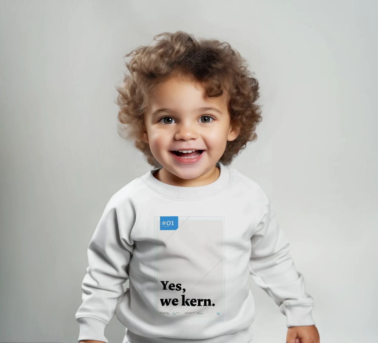 Yes we kern felpa neonato da Stefano Joker Lionetti