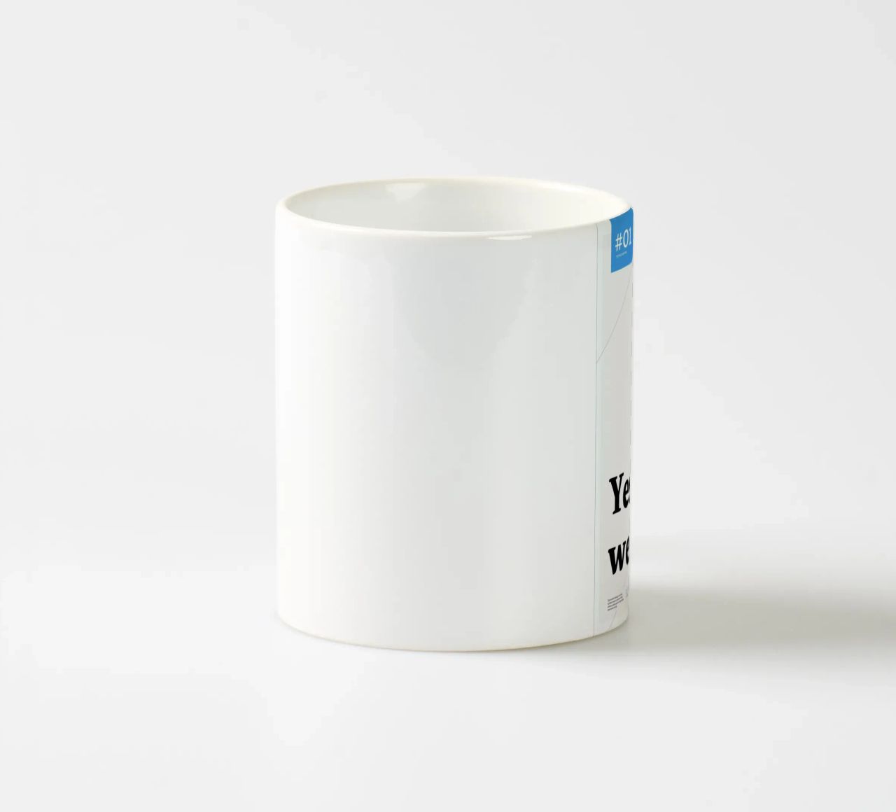 Yes we kern tazza in ceramica da Stefano Joker Lionetti