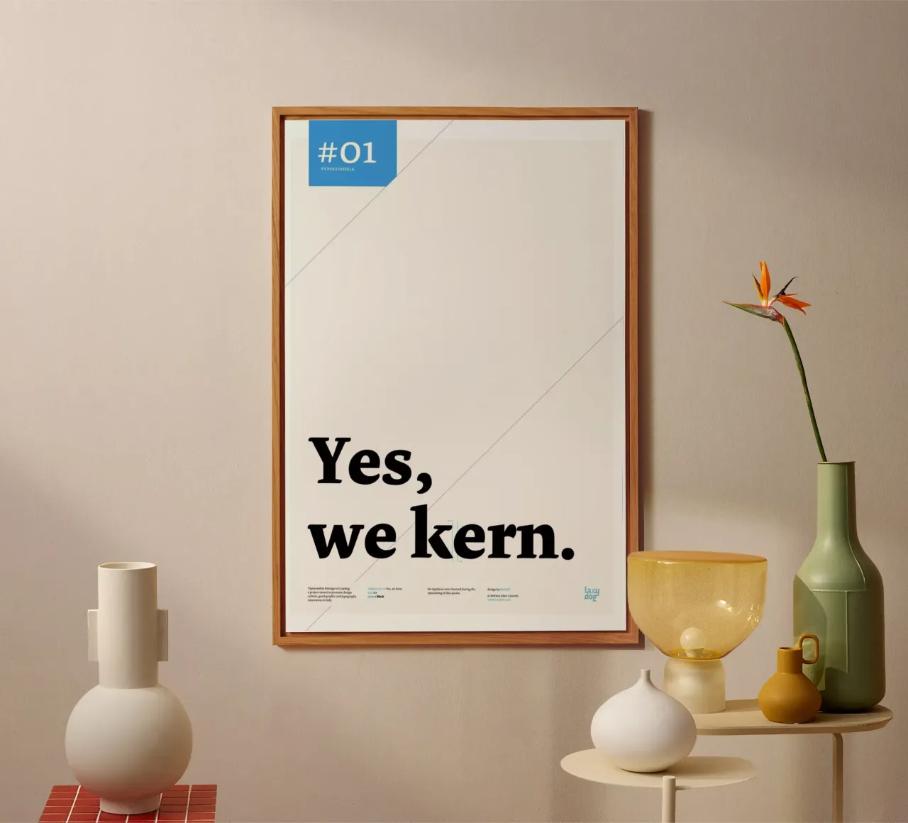 Yes we kern Alu-Dibond von Stefano Joker Lionetti