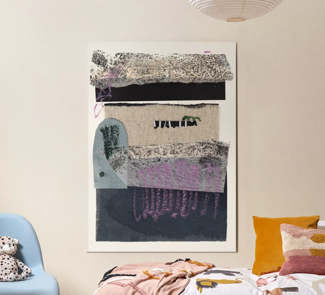 Collage #3 poster con telaio in plastica da Jasmyncheng