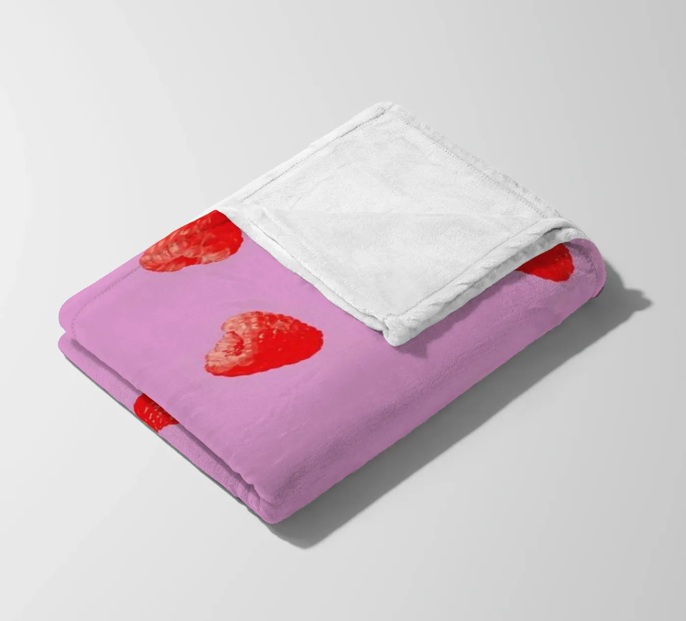 Raspberry Heaven Fleecedecke von STUDIO LEEMO