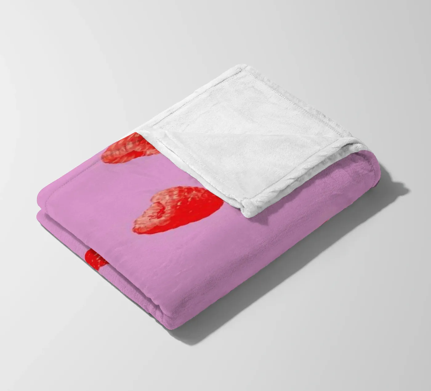 Raspberry Heaven Fleecedecke von STUDIO LEEMO