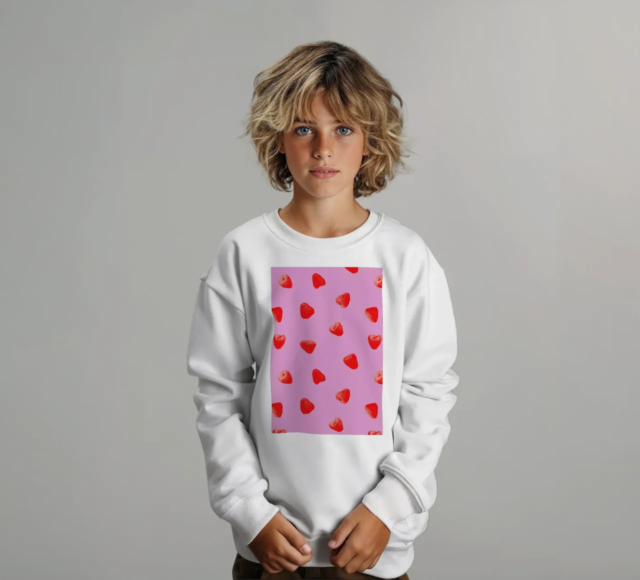 Raspberry Heaven felpa bambino da STUDIO LEEMO