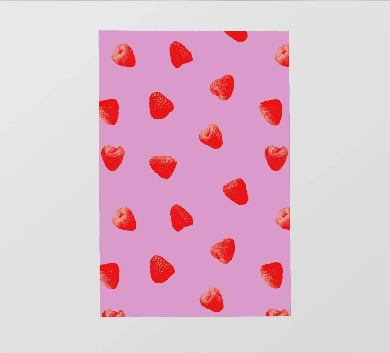 Raspberry Heaven telo in pvc da STUDIO LEEMO