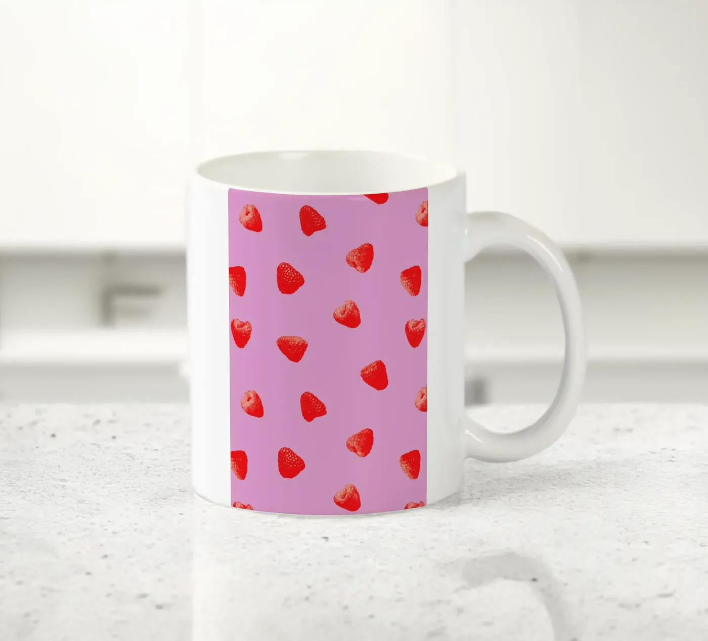 Raspberry Heaven ceramic mug by STUDIO LEEMO