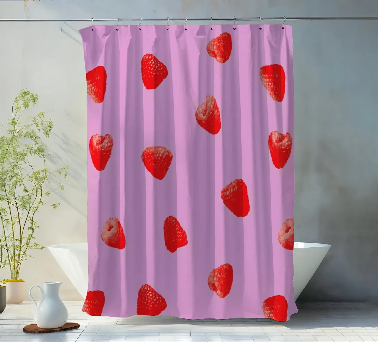Raspberry Heaven tenda da doccia da STUDIO LEEMO