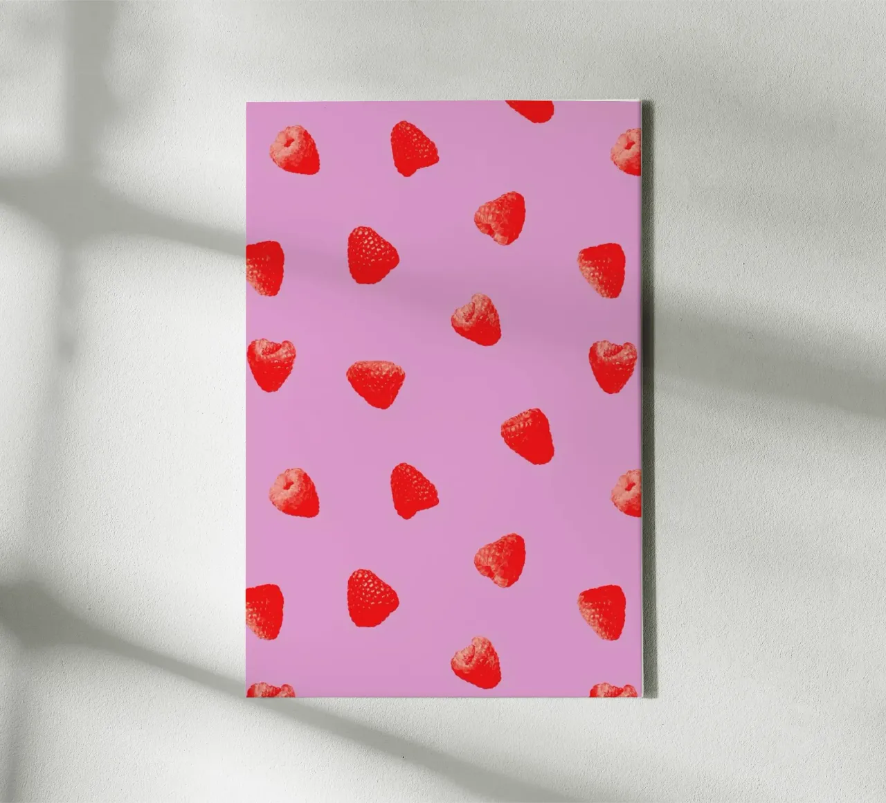 Raspberry Heaven canvas with Floater frame by STUDIO LEEMO