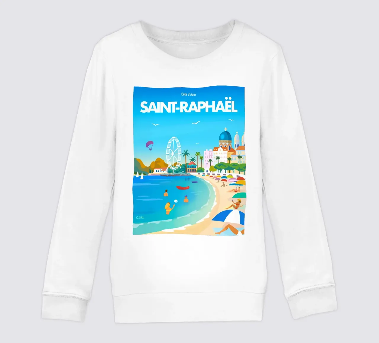 Saint-Raphaël felpa bambino da C.WILL