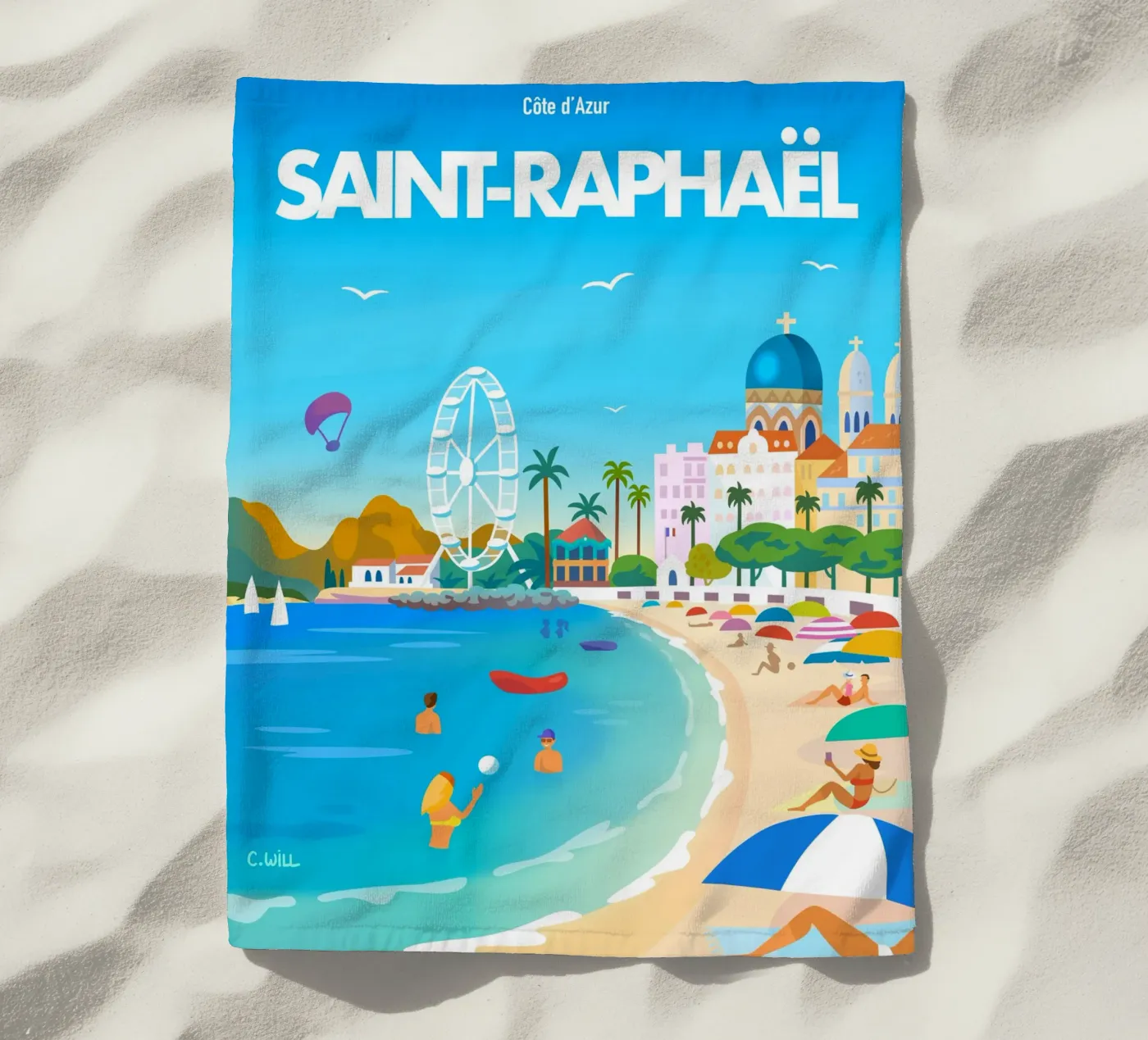 Saint-Raphaël telo mare da C.WILL