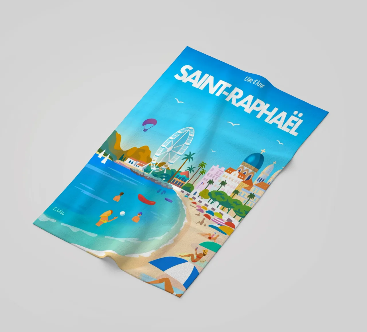 Saint-Raphaël telo mare da C.WILL