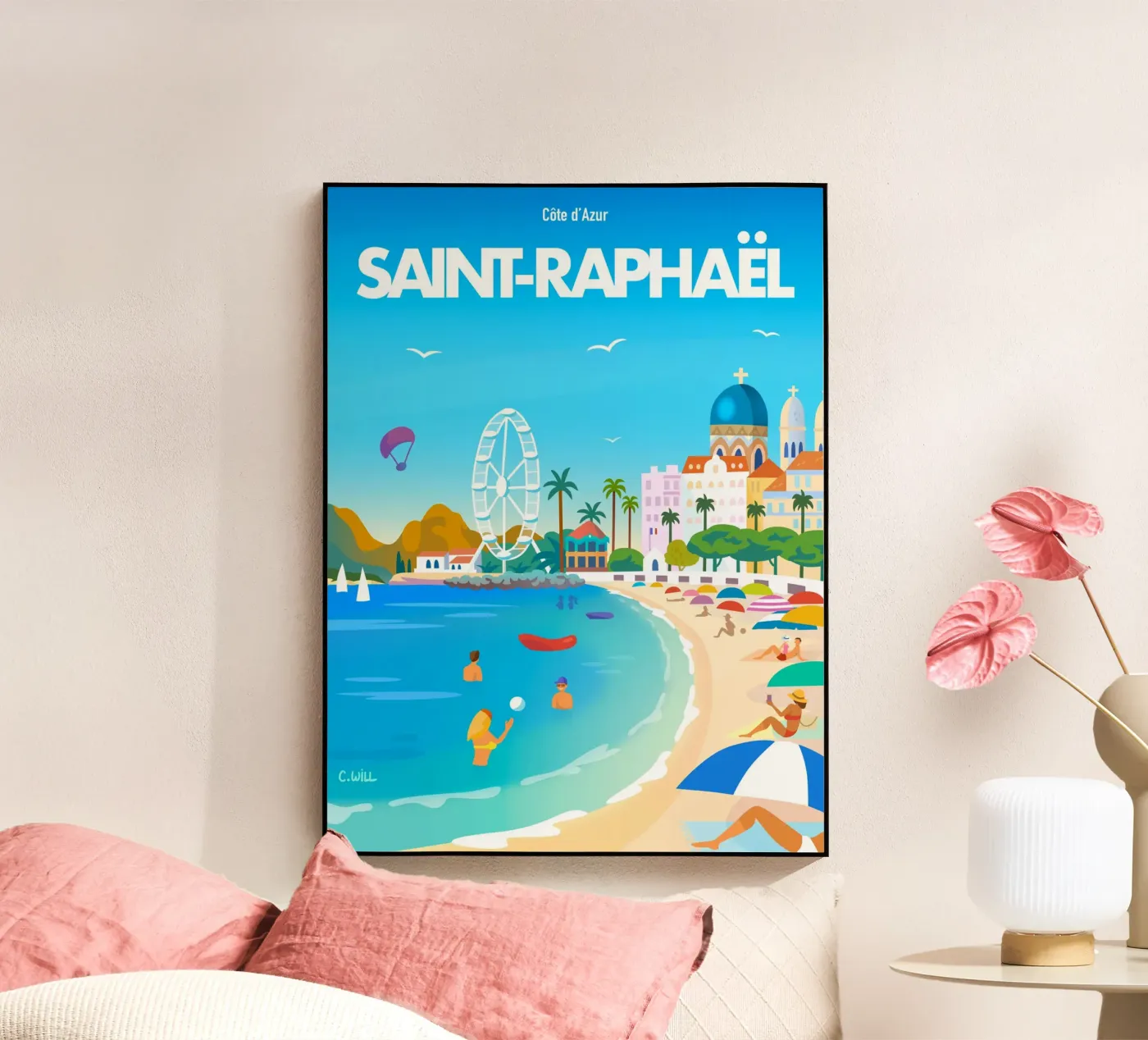 Saint-Raphaël acryl van C.WILL