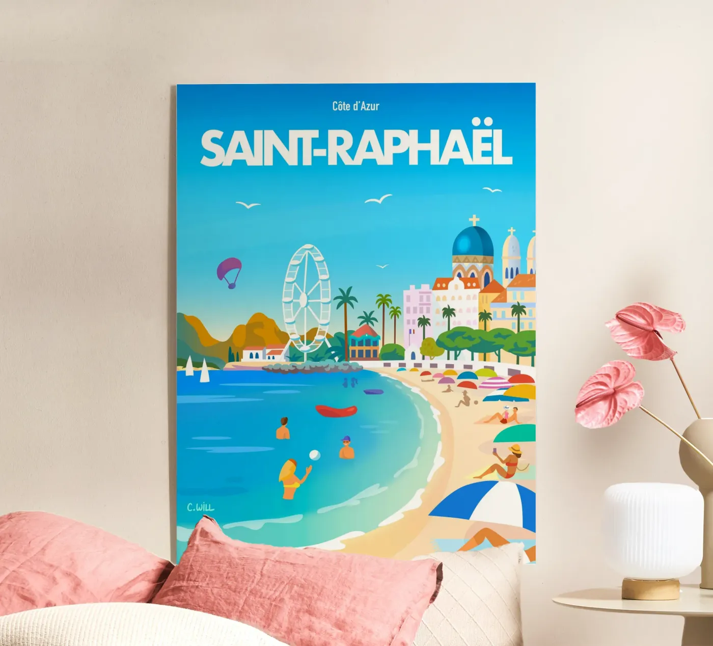 Saint-Raphaël acryl van C.WILL